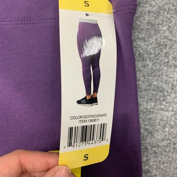 Fila Legging Womens S Small Grape Cotton Blend High Waist Pull On Skinny Ankle - Picture 5 of 15